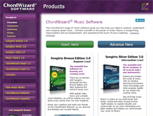 Tablet Screenshot of chordwizard.com